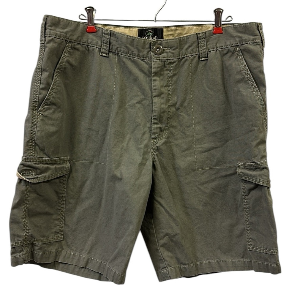 Red Head Gray Khaki Chino Cargo Shorts Mens 38